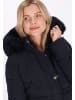 Usha Women Coat in navy