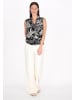 Albee Women Blouse in Black Offwhite