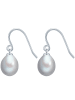 Valero Pearls Perlen-Ohrhänger aus Sterling Silber mit Süßwasser-Zuchtperle in silber