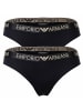 Emporio Armani Slip 2er Pack in Schwarz