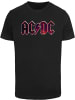 Merchcode T-Shirt "ACDC Distressed Logo T-Shirt" in Schwarz