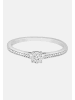 Diamant Exquis Ring aus 375 Weißgold mit Diamant
