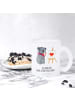 Mr. & Mrs. Panda Teetasse Koala Künstler mit Spruch in Transparent