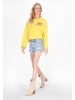 IZIA Women Sweatshirt in yellow