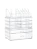 relaxdays Makeup Organizer in Transparent