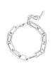 Yokoamii Gliederarmband aus Metall-Legierung in silber