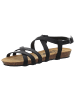 Plakton Sandale in schwarz