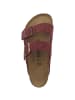 Birkenstock Sandale Arizona Veloursleder normal in bordeaux