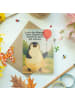 Mr. & Mrs. Panda valentinstagskarte Pinguin Luftballon Design mi... in Weiß