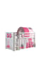 58 aufm Kessel KINDERBETT Karolina 210x114x106 Massivholz Weiß Textilset Princess 4