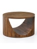 FineBuy Couchtisch in Braun / Mango / 60x60x36