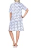 NORMANN Kurzarm Nachthemd Maritimer Look in Allover