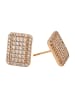 faina Women Stud Earrings in Rose Gold
