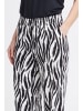 b. young BYFALAKKA LONG PANTS - LIGHT WOVEN Regular fit in Black Animal Mix
