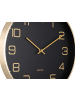 Karlsson Wanduhr in schwarz