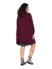Ulla Popken Strickjacke in dunkel weinrot