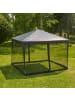 relaxdays Moskitonetz Pavillon in Schwarz - (B)300 x (T)300 cm