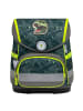 Belmil 4tlg-Set: Schulranzen T-rex Roar in grün – (H)37 x (B) 30 x (T) 19 cm