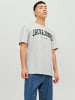 Jack & Jones 2-er Set Logo T-Shirt Kurzarm Basic Shirt JJELOGO in Weiß-2