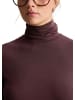 Marc O'Polo DENIM Turtleneck Longsleeve slim in Espresso Brown