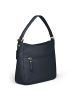 Lazarotti Bologna Leather Schultertasche Leder 27 cm in navy