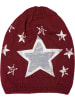 styleBREAKER Strick Beanie Mütze in Bordeaux-Rot