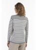 usha BLACK LABEL Damen Strick Pullover in Grau Wollweiss