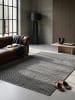 KADIMA DESIGN Teppich Outdoor Geometrisch pflegeleicht Balkon Terrasse Outdoor in Anthrazit