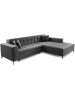 MF Design Sokka Recamiere Rechts in Grau -  (L) 292 x (B) 292 x (H) 84 cm