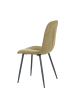 home24 home24 Polsterstuhl 4er-Set aus Webstoff & geschliffenem Gusseisen in Beige, 45 x 91 x 59 cm in Beige