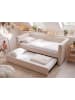 Beliani Kinderbett GASSIN in Beige - (W) 100 x (H) 88 x (L) 231 cm