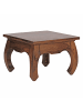 KADIMA DESIGN Couchtisch | Sheesham, 60cm, Massivholz, Dunkelbraun
