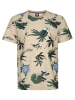 Petrol Industries Plus Size T-Shirt mit Allover-Print ArenaGris in Braun