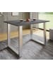 VCM  Premium Holz Esstisch Küchentisch Xona U 110x50 in Silber / Anthrazit