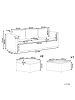 Beliani 4-tlg Lounge Set SABBIA in Grau