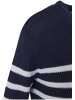 Urban Classics Crew Neck Jumpers in navy/white