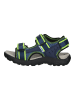 Geox Sandalen in Blau/Lime