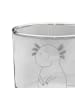 Mr. & Mrs. Panda Whiskyglas mit Gravur Axolotl Niedlich ohne Spruch in Transparent