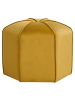 Beliani Pouf WISHEK in Gelb - (W) 45 x (H) 40 x (L) 45 cm
