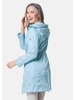 GOLDNER Kurzgröße:  Leichtparka Trendiger funktionaler Regen Parka in eisblau