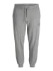 Jack & Jones Jogginghose JPSTGORDON Sweat Trainingshose Plus Size Übergröße in Grau