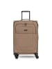 Redolz Essentials 12 MEDIUM 4-Rollen Trolley 67 cm mit Dehnfalte coffee
