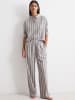 Marc O'Polo Pyjamahose Mix & Match Woven in castlerock stripe