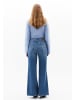 OXXO Röhrenhose MID BLUE DENIM