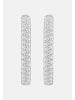 Ethische Diamanten Ohrringe aus 375 Weißgold mit Lab Grown Diamant