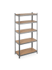 relaxdays 2 x Schwerlastregal in Grau - (B)90 x (H)180 x (T)45 cm