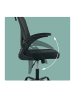 relaxdays Bürostuhl in Schwarz - (B)64 x (H)125 x (T)73 cm
