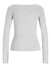 JJXX Langarm-T-Shirt in Light Grey Melange