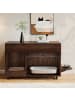 ABRIHOME Katzenkloschrank in Nussbaumfarbe - 100×45.5×67cm