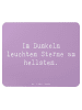 Mr. & Mrs. Panda Mouse Pad Spruch Angst vor Dunkelheit überwinde... in Lavendeltraum